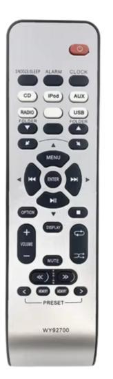 Alternatieve Yamaha WY92700 afstandsbediening, Audio, Tv en Foto, Afstandsbedieningen, Verzenden