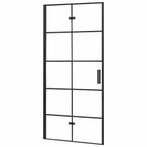 REA Nisdeur - Mat Zwart - Veiligheidsglas - Easy-Clean -..., Ophalen of Verzenden, Nieuw