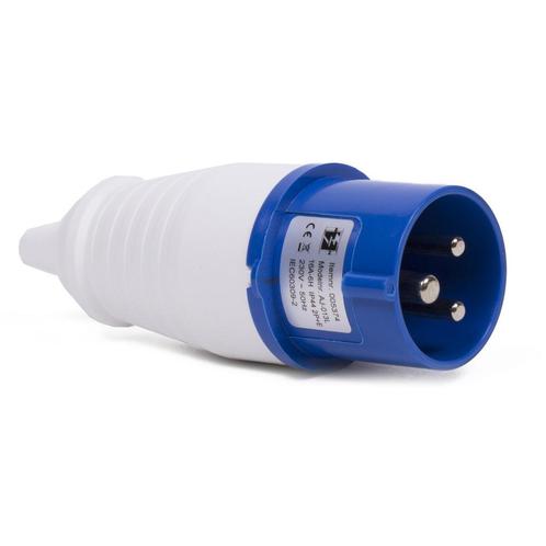 Benson Stekker 16A - 3-polig - Spatwaterdicht - Slagvaste..., Doe-het-zelf en Verbouw, Elektra en Kabels, Nieuw, Ophalen of Verzenden