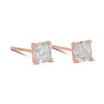 Oorbellen - 18 karaat Roségoud - 2.05ct. tw. Diamant, Nieuw
