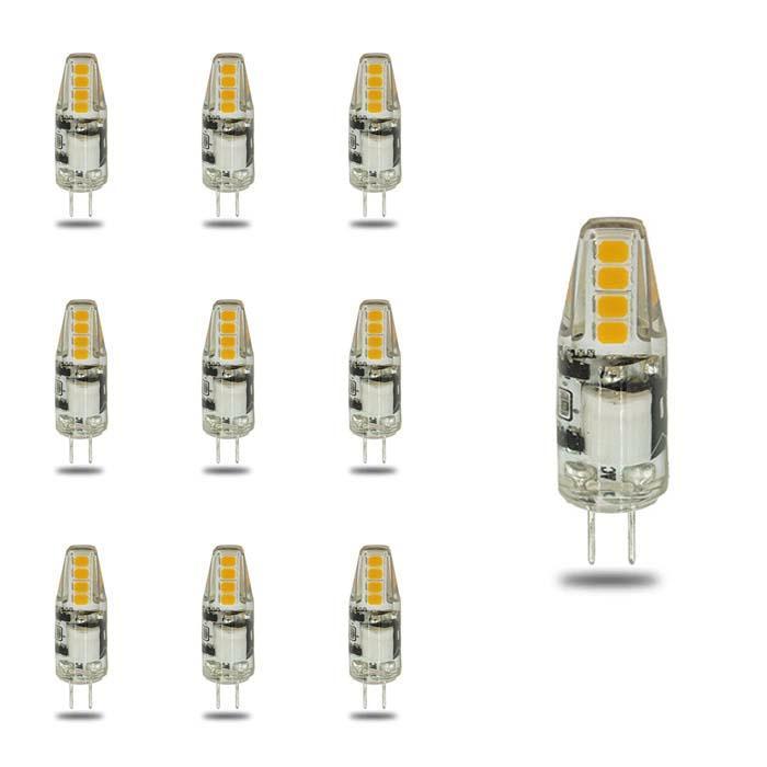 Set van 10 LED lampen G4-GU4 | 12 volt | 1.5 watt | 2700K wa, Huis en Inrichting, Lampen | Losse lampen, Overige typen, Nieuw