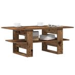 vidaXL Salontafel 102x55x42 cm bewerkt hout oud houtkleurig, Verzenden, Nieuw, Overige houtsoorten, 100 tot 150 cm