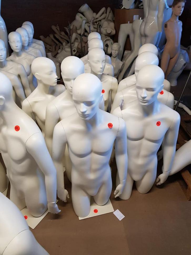 HEREN!!!!!!!!!!!!!Gebruikte witte torsos dames &amp; heren, Zakelijke goederen, Kantoor en Winkelinrichting | Winkel en Inventaris