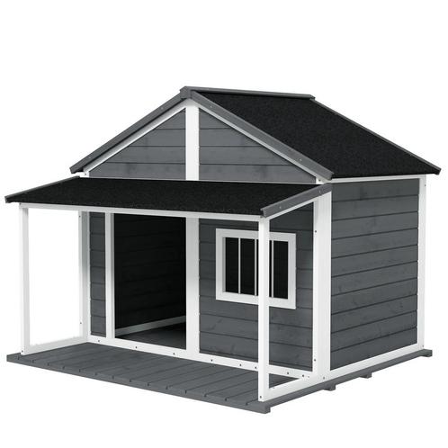 TRUUSK Hondenhok Van Massief Hout, Klein Dierenhuis, Hondenh, Dieren en Toebehoren, Honden-accessoires, Nieuw, Verzenden