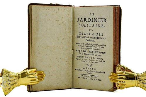 Frère François Gentil - Le Jardinier Solitaire, ou Dialogues, Antiek en Kunst, Antiek | Boeken en Bijbels