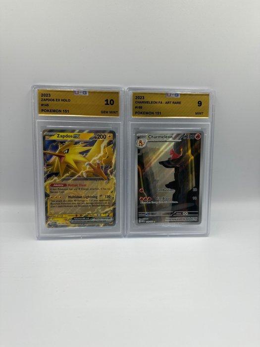 POKEMON 151 - Pokémon - Graded Card Zapdos EX Holo + Alakazam EX Holo - UCG  9 - FROM THE NEWEST SET - 2023 - Catawiki