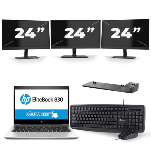 HP EliteBook 830 G5 - Intel Core i7-8e Generatie - 13 inch -, Computers en Software, Windows Laptops, Zo goed als nieuw, Verzenden