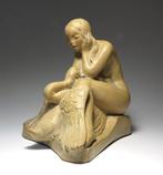 Budai Mhely - Lajos Geörcs - sculptuur, Art Deco Sculpture, Antiek en Kunst, Antiek | Glas en Kristal