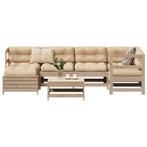 vidaXL 7-delige Loungeset massief grenenhout, Verzenden, Nieuw, Loungeset