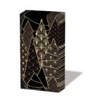 Ambiente - Zakdoeken - Luxury trees black, Verzenden, Nieuw