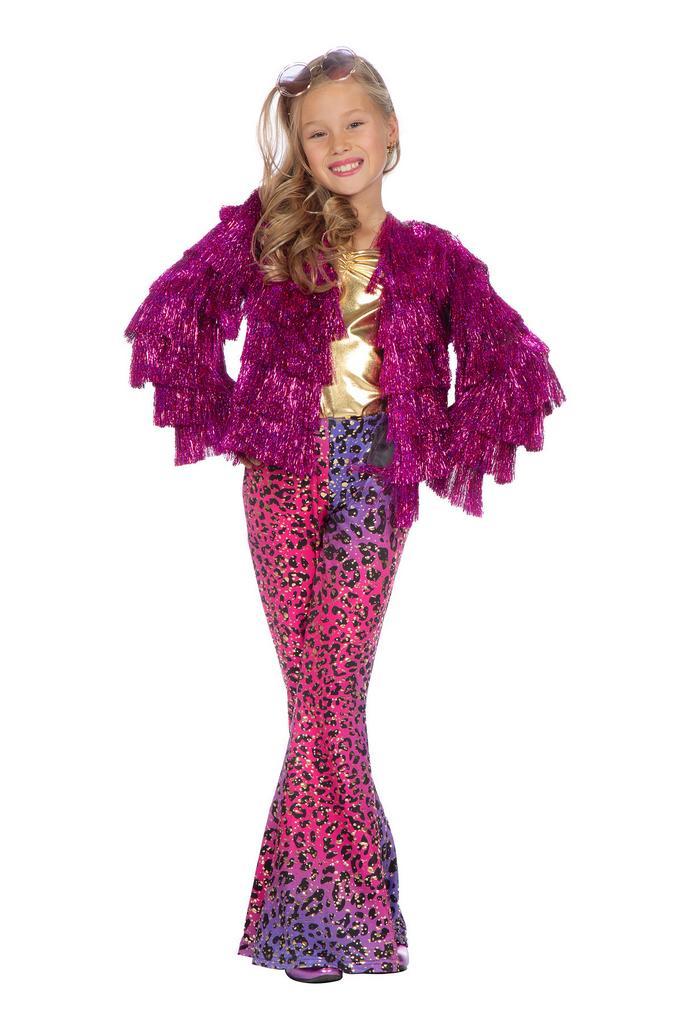 Festival Tinsel Jasje Neon Pink Meisjes, Kleding | Dames, Carnavalskleding en Feestkleding, Nieuw, Ophalen of Verzenden