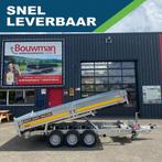 Aanhanger Brian James Cargo Tipper 2 360x200 3500kg Tridem, Auto diversen, Aanhangers en Bagagewagens, Ophalen of Verzenden, Nieuw