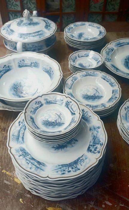 Limoges - Eetservies voor 6 (37) - Porselein - Haviland, Antiek en Kunst, Antiek | Meubels | Tafels