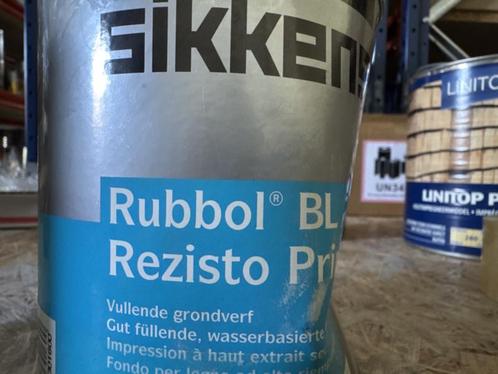 SIKKENS RUBBOL BL Rezisto primer - ral 9010 - 1 liter SCH..., Doe-het-zelf en Verbouw, Verf, Beits en Lak, Verf, Overige kleuren