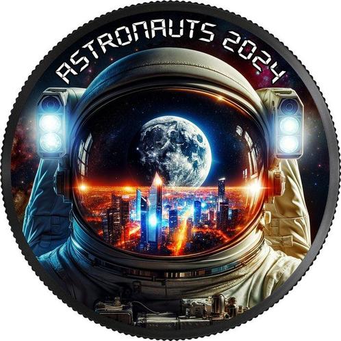 Canada. 5 Dollars 2024 Astronauts, 1 Oz (.999), Postzegels en Munten, Munten | Europa | Niet-Euromunten