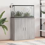 vidaXL Aquariumstandaard 81x36x73 cm bewerkt hout grijs, Dieren en Toebehoren, Verzenden, Nieuw