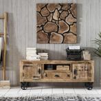 *WOONWINKEL* Rustiek Tv-meubel Mangohout 140 Cm, Verzenden, Nieuw