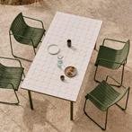 *WOONWINKEL* Kave Home Maurina Set Tuinset Aluminium En Witt, Verzenden, Nieuw