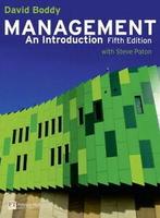 Management: an introduction by David Boddy (Mixed media, Boeken, Gelezen, David Boddy, Verzenden