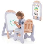 LIVSK Staande Kinderkunst-Ezel met Stoel - Hoogte Verstelbaa, Kinderen en Baby's, Verzenden, Nieuw