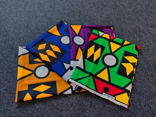 4 Fat quarters - Samakaka Quiltstoffen / Patchwork stoffen -, Hobby en Vrije tijd, Stoffen en Lappen, Nieuw, Ophalen of Verzenden