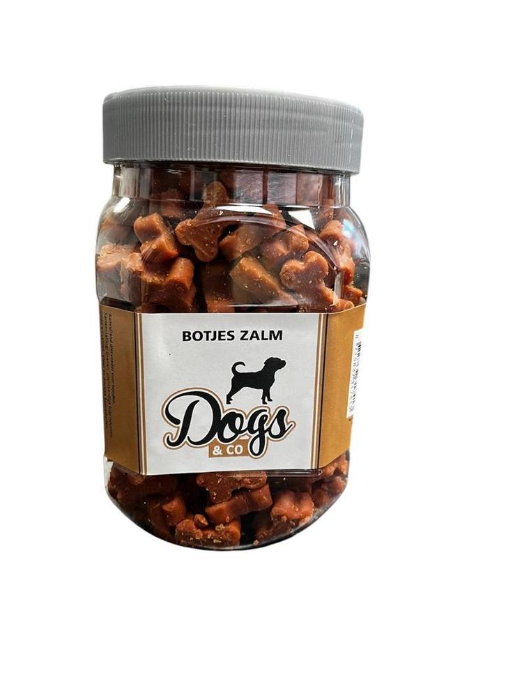 Snacks in Pot 500 gram -  Botjes Zalm (Hond), Dieren en Toebehoren, Dierenvoeding, Ophalen of Verzenden