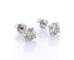 Oorbellen - 14 karaat Witgoud - 2.07ct. tw. Diamant, Nieuw