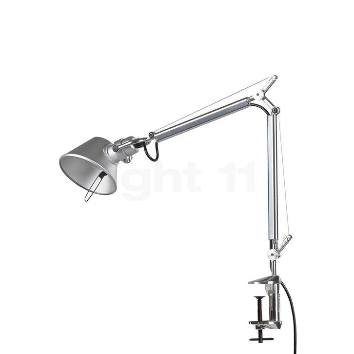 Artemide Tolomeo Micro Tavolo LED, aluminium - 3.000 K - met, Huis en Inrichting, Lampen | Tafellampen, Nieuw, Verzenden