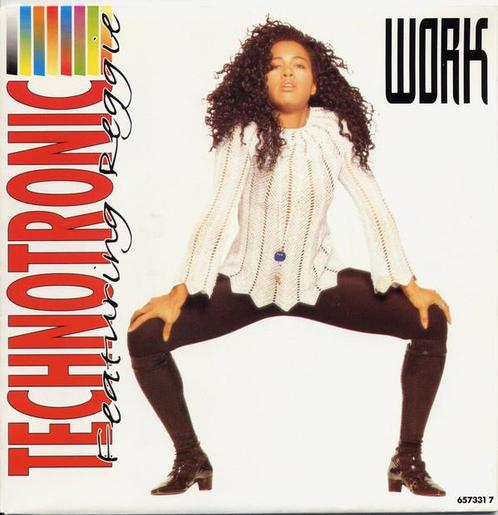 vinyl single 7 inch - Technotronic - Work, Cd's en Dvd's, Vinyl Singles, Zo goed als nieuw, Verzenden