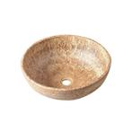 Waskom Sapho Priori Rond 42x15 cm Keramiek Patroon Bruin, Ophalen of Verzenden, Nieuw, Overige typen
