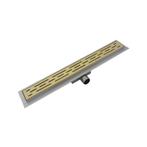 Sani Royal RVS Douchegoot 100 cm Geborsteld Goud, Nieuw