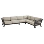 Meteoro hoek loungeset 4-delig antraciet 4 Seasons Outdoor, Tuin en Terras, Tuinsets en Loungesets, Ophalen of Verzenden, Nieuw