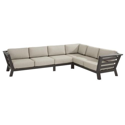 Meteoro hoek loungeset 4-delig antraciet 4 Seasons Outdoor, Tuin en Terras, Tuinsets en Loungesets, Nieuw, Aluminium, Ophalen of Verzenden