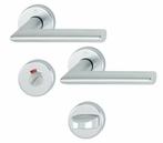 Hoppe deurklink Stockholm met WC-sluiting aluminium, Doe-het-zelf en Verbouw, Hang- en Sluitwerk, Verzenden, Nieuw