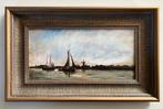 R. de Beeld (XX) - Zeilschepen bij Dordrecht, Antiek en Kunst