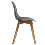 Tijdloze set van 4 functionele eetkamerstoelen KITO - grijs, Nieuw, Ophalen of Verzenden, Vier, Modern