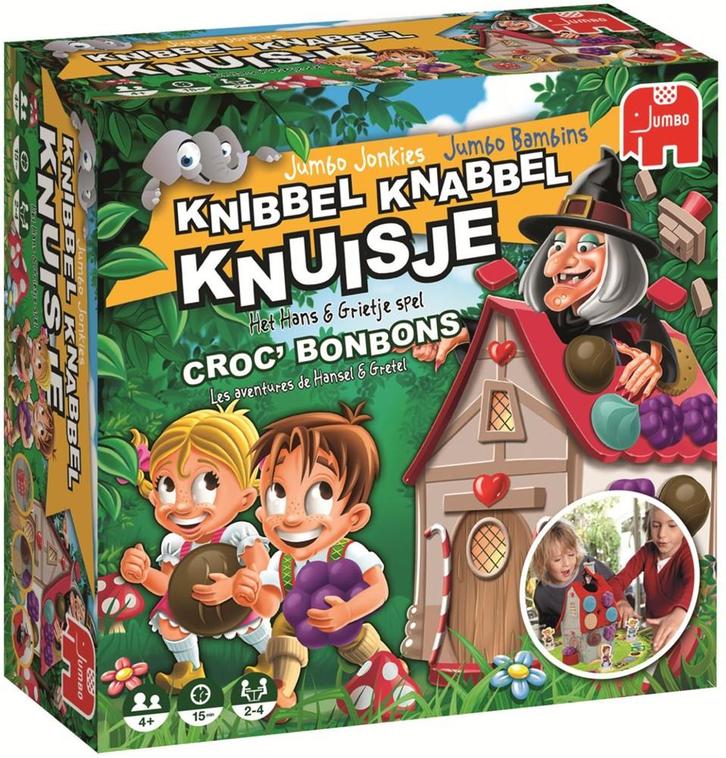 Knibbel Knabbel Knuisje | Jumbo - Kinderspellen, Hobby en Vrije tijd, Gezelschapsspellen | Bordspellen, Nieuw, Verzenden
