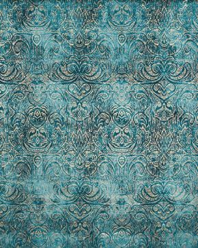 Fluweel Darjeerling Blauw, Hobby en Vrije tijd, Stoffen en Lappen, Blauw, Nieuw