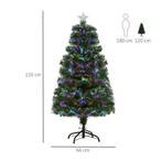 Kunstmatige Kerstboom, LED-verlichting, Sterrenpunt, 66 Cm X, Diversen, Kerst, Verzenden, Nieuw