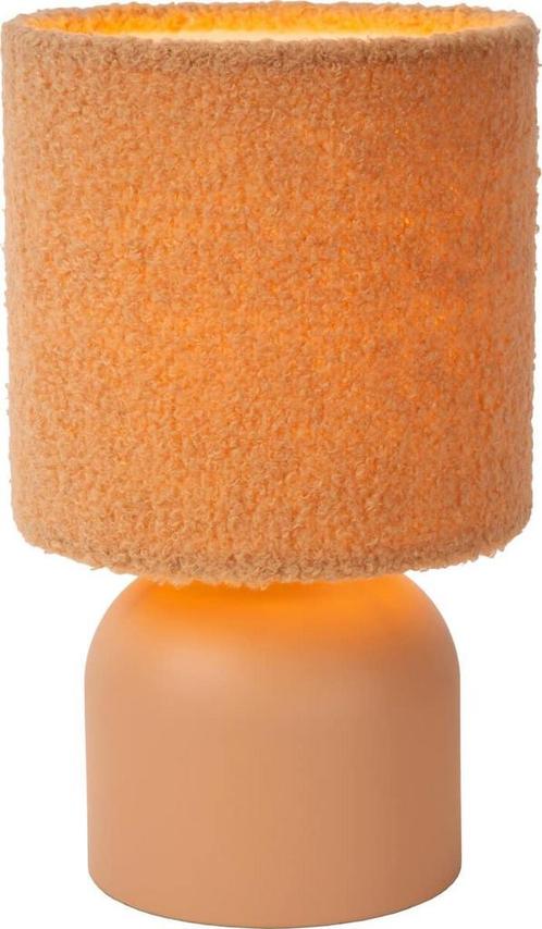 Lucide WOOLLY Tafellamp Ø 16 c 1xE14 - Okergeel, Huis en Inrichting, Lampen | Tafellampen, Nieuw, Ophalen of Verzenden