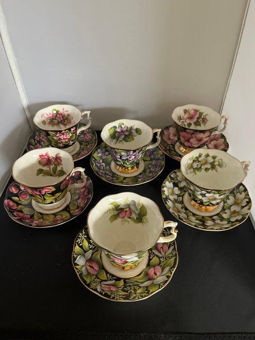Royal Albert - Kop en schotel (12) - Provincial Flowers -, Antiek en Kunst, Antiek | Meubels | Tafels