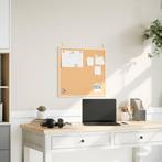 vidaXL Kurkbord met massief grenenhouten frame 60x55 cm, Verzenden, Nieuw in verpakking