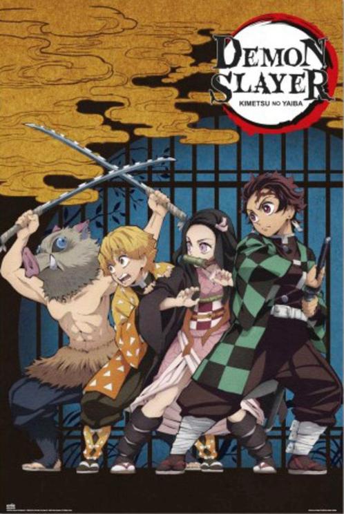 Poster Demon Slayer The House of Drums 61x91,5cm, Verzamelen, Posters, Nieuw, A1 t/m A3, Verzenden