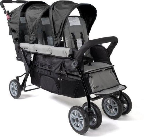 Gaggle Compass kinderwagen / buggy voor 3 kinderen in zwart, Kinderen en Baby's, Kinderwagens en Combinaties, Ophalen of Verzenden