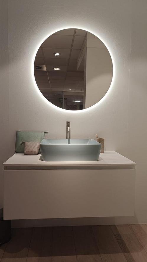 Showmodel badmeubel 100cm met waskom groen blauw - 0038, Doe-het-zelf en Verbouw, Sanitair, Wastafel, Nieuw, Ophalen