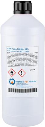 Wmm Chemie Ethylalcohol 99 1 liter, Verzenden, Nieuw