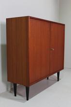 Vintage kast, highboard, spelletjeskast - jaren 60, teak, Gebruikt