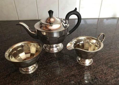 Koffieservies (3) - Verzilverd - Sheffield, Antiek en Kunst, Antiek | Meubels | Tafels