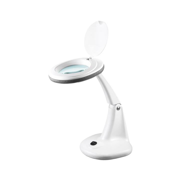 Rebel LED tafellamp met vergrootglas en verstelbare arm 5D, Huis en Inrichting, Lampen | Tafellampen, Ophalen of Verzenden