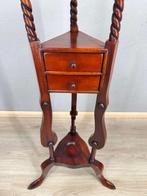 Schitterende piëdestal plantentafel - Plantentafel - Hout, Antiek en Kunst, Curiosa en Brocante
